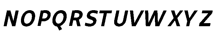 UT Rankberg Bold Italic Font UPPERCASE