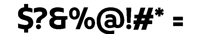 UT Rankberg Extra Bold Font OTHER CHARS