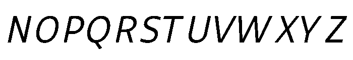 UT Rankberg Italic Font UPPERCASE