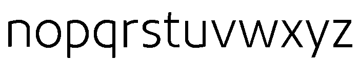 UT Rankberg Light Font LOWERCASE