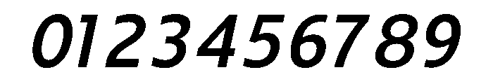 UT Rankberg Semi Bold Italic Font OTHER CHARS