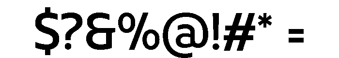 UT Rankberg Semi Bold Font OTHER CHARS