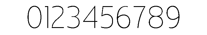 UT Rankberg Thin Font OTHER CHARS