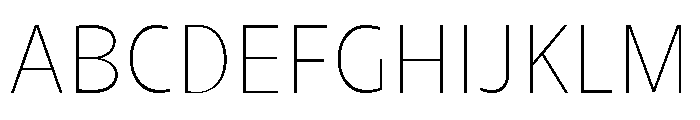 UT Rankberg Thin Font UPPERCASE