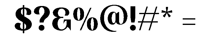 UT Roamilla Font OTHER CHARS