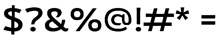 UT Solah Sans Regular Font OTHER CHARS