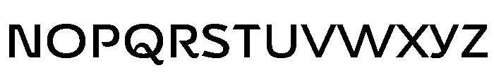 UT Solah Sans Regular Font UPPERCASE