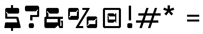 UT Xinka Regular Font OTHER CHARS