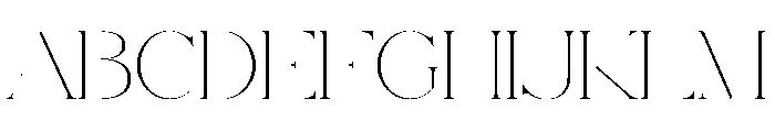 Utorus Font UPPERCASE