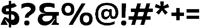 UT Aroge Regular otf (400) Font OTHER CHARS