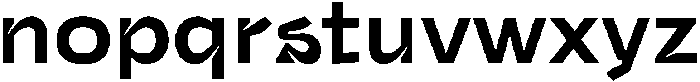 UT Aroge Regular otf (400) Font LOWERCASE