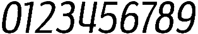 UT Ayonah Oblique otf (400) Font OTHER CHARS