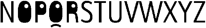 UT Ayonah Regular otf (400) Font UPPERCASE