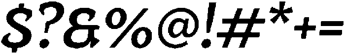 UT Bigha Oblique otf (400) Font OTHER CHARS