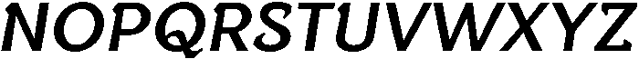 UT Bigha Oblique otf (400) Font UPPERCASE