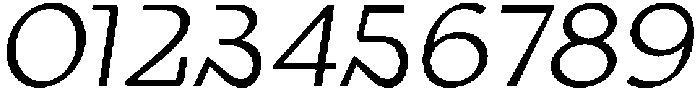 UT Cadiro Oblique otf (400) Font OTHER CHARS
