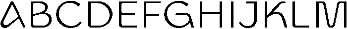 UT Cadiro Regular otf (400) Font UPPERCASE