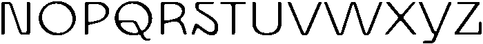 UT Cadiro Rounded otf (400) Font UPPERCASE