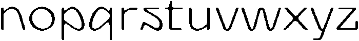 UT Cadiro Rounded otf (400) Font LOWERCASE