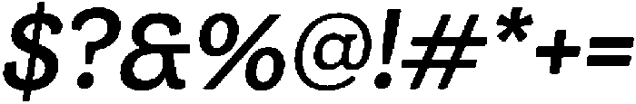 UT Cazgo Oblique otf (400) Font OTHER CHARS