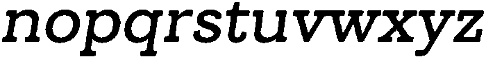 UT Cazgo Oblique otf (400) Font LOWERCASE
