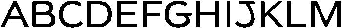 UT Forgiva Regular otf (400) Font UPPERCASE