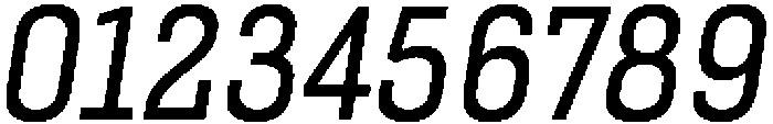 UT Garoga Oblique otf (400) Font OTHER CHARS