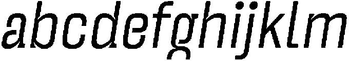 UT Garoga Oblique otf (400) FONT