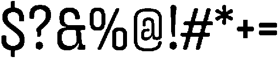 UT Garoga Rounded otf (400) Font OTHER CHARS