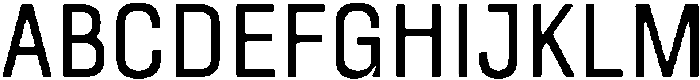 UT Garoga Rounded otf (400) Font UPPERCASE