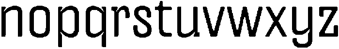 UT Garoga Rounded otf (400) Font LOWERCASE