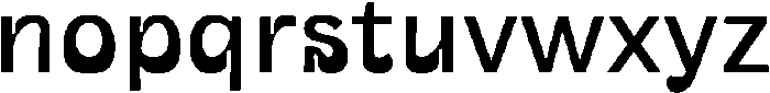 UT Gogras Regular otf (400) Font LOWERCASE