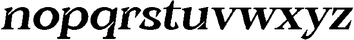 UT Khamun Oblique otf (400) Font LOWERCASE