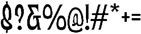 UT Matemija Regular otf (400) Font OTHER CHARS