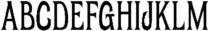 UT Matemija Regular otf (400) Font UPPERCASE
