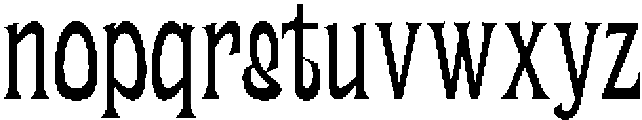 UT Matemija Regular otf (400) Font LOWERCASE