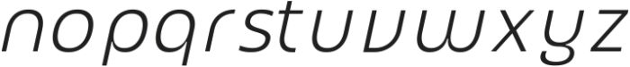 UT Montage Extra Light Italic otf (200) Font LOWERCASE