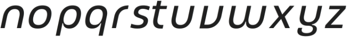 UT Montage Italic otf (400) Font LOWERCASE