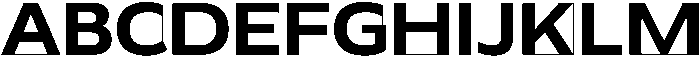UT Noxdev Close otf (400) Font UPPERCASE