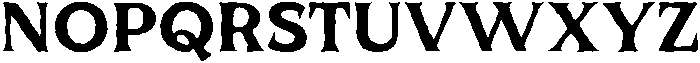 UT Qlared Distort otf (400) Font UPPERCASE