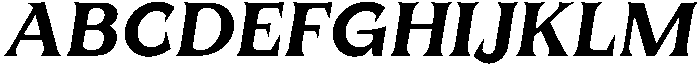 UT Qlared Oblique otf (400) Font UPPERCASE