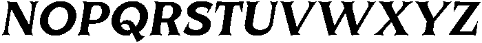UT Qlared Oblique otf (400) Font UPPERCASE