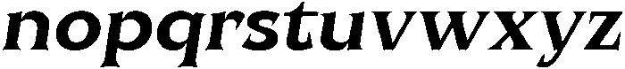 UT Qlared Oblique otf (400) Font LOWERCASE