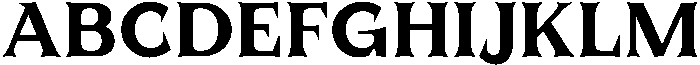 UT Qlared Regular otf (400) Font UPPERCASE