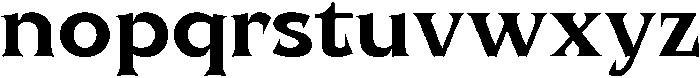 UT Qlared Regular otf (400) Font LOWERCASE