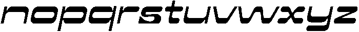 UT Shrounda Oblique otf (400) Font LOWERCASE