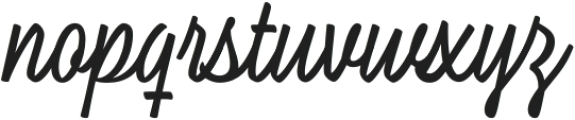 UT Slogefie Store Script otf (400) Font LOWERCASE