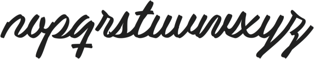 UT Spatoe Script Regular otf (400) Font LOWERCASE
