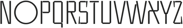 UT Sracotien Condensed ExtraLight otf (200) Font UPPERCASE