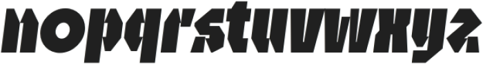 UT Sracotien Oblique Condensed Black otf (900) Font LOWERCASE